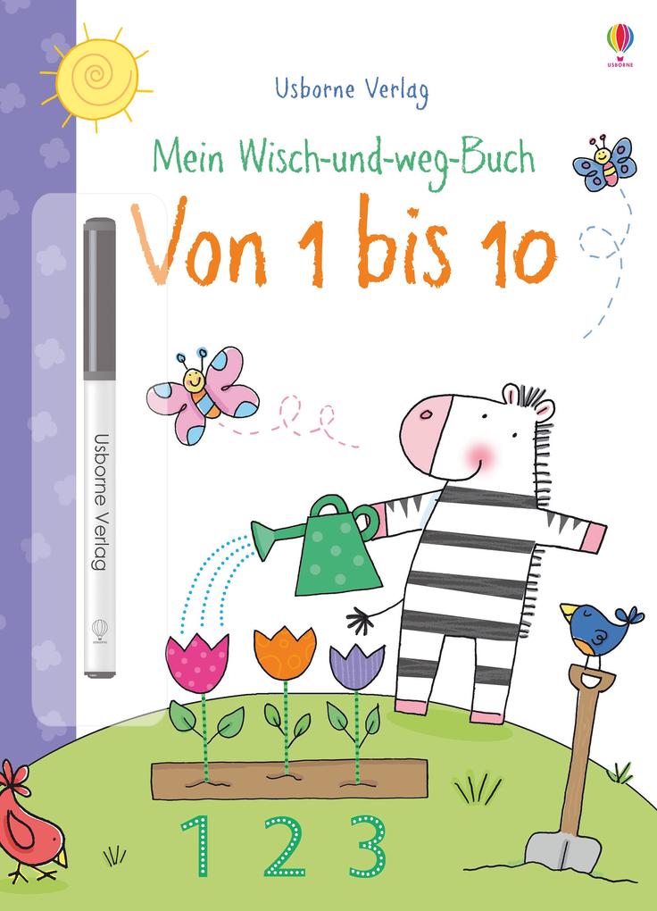 Image of Mein Wisch-Und-Weg-Buch, Von 1 Bis 10 - Felicity Brooks, Nicola Hall, Kartoniert (TB)