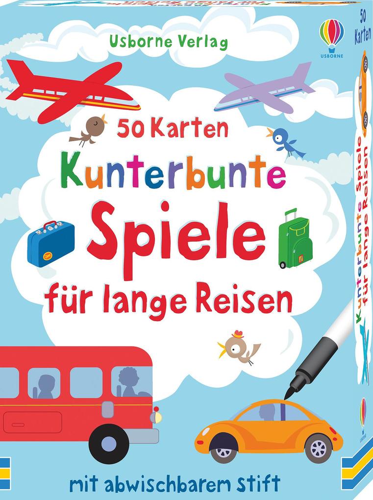 Image of 50 Karten: Kunterbunte Spiele für lange Reisen