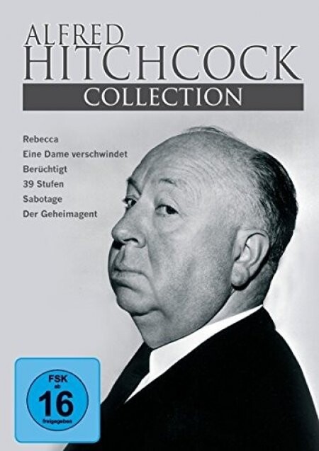 Alfred Hitchcock Collection 6 Filme 3 DVDs