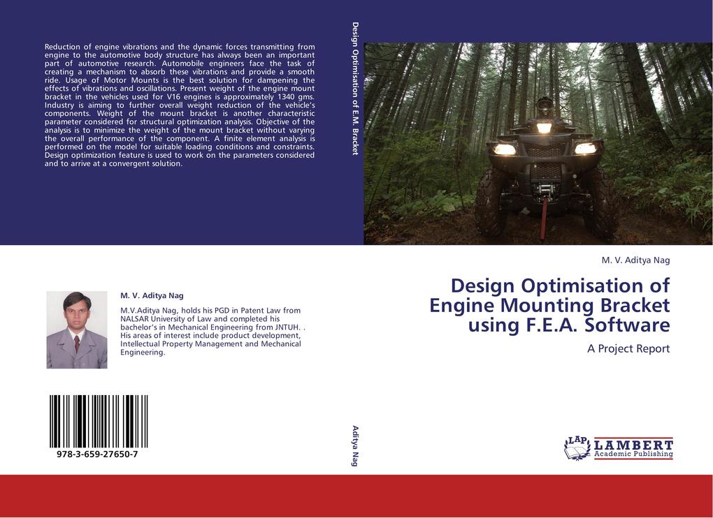  Optimisation of Engine Mounting Bracket using F.E.A. Software