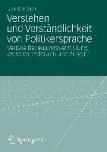 Verstehen und Verständlichkeit von Politikersprache