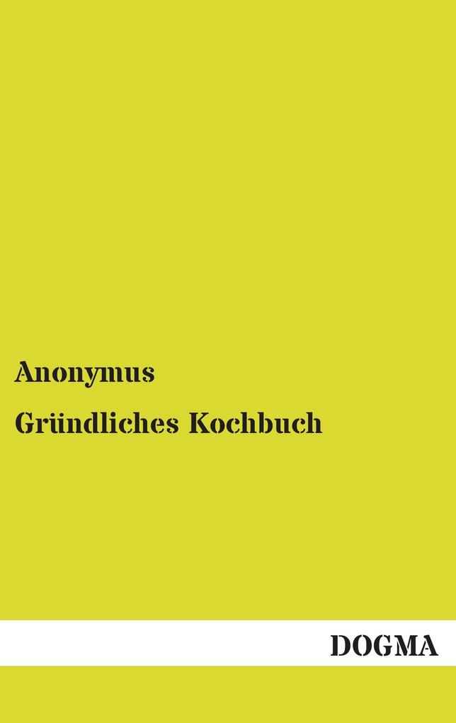 Gründliches Kochbuch