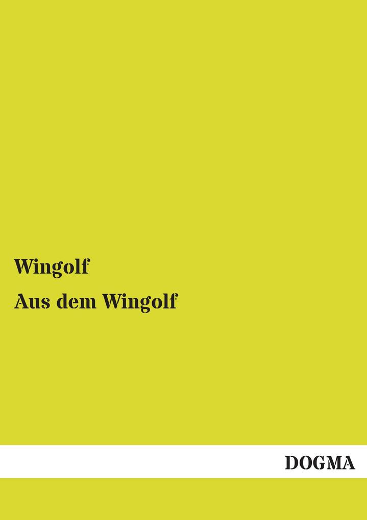 Aus dem Wingolf