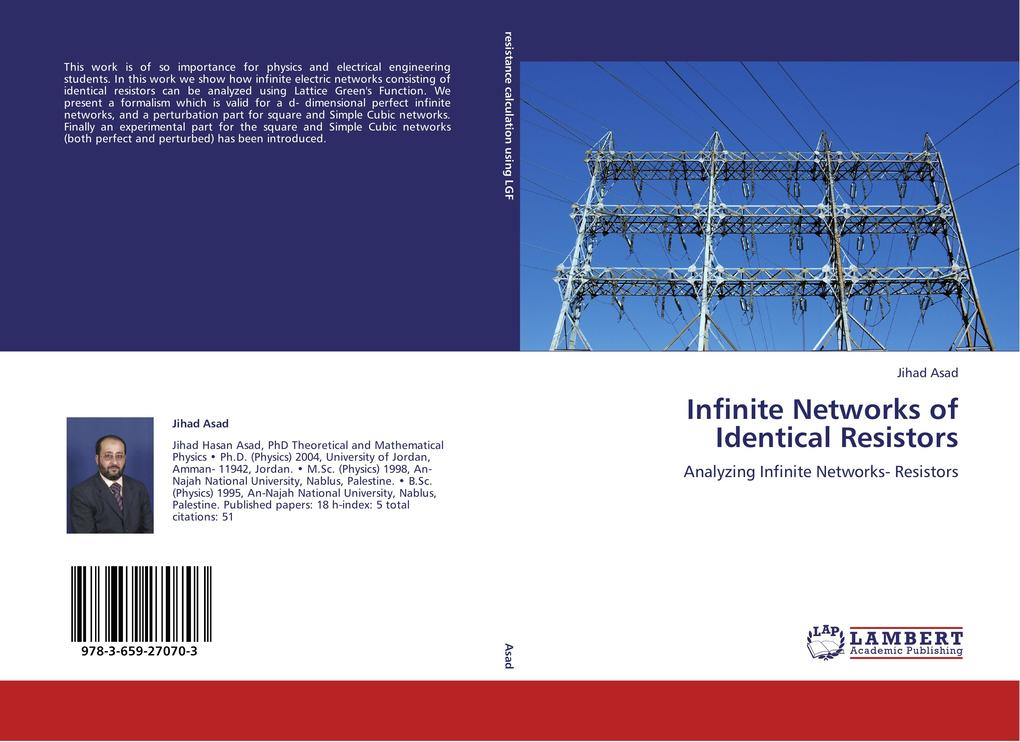 Infinite Networks of Identical Resistors
