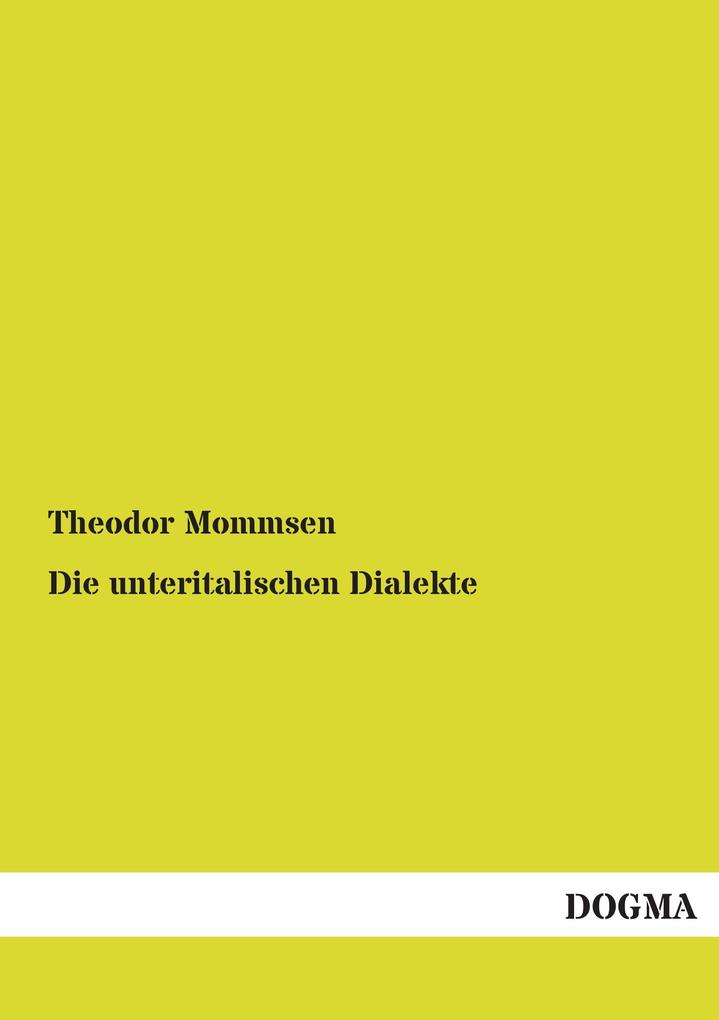 Die unteritalischen Dialekte