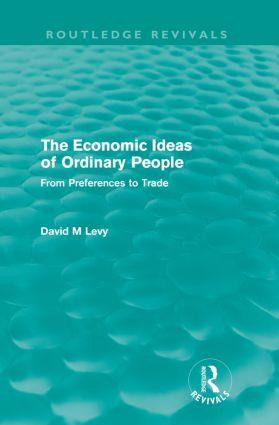 The Economic Ideas of Ordinary People (Routledge Revivals)