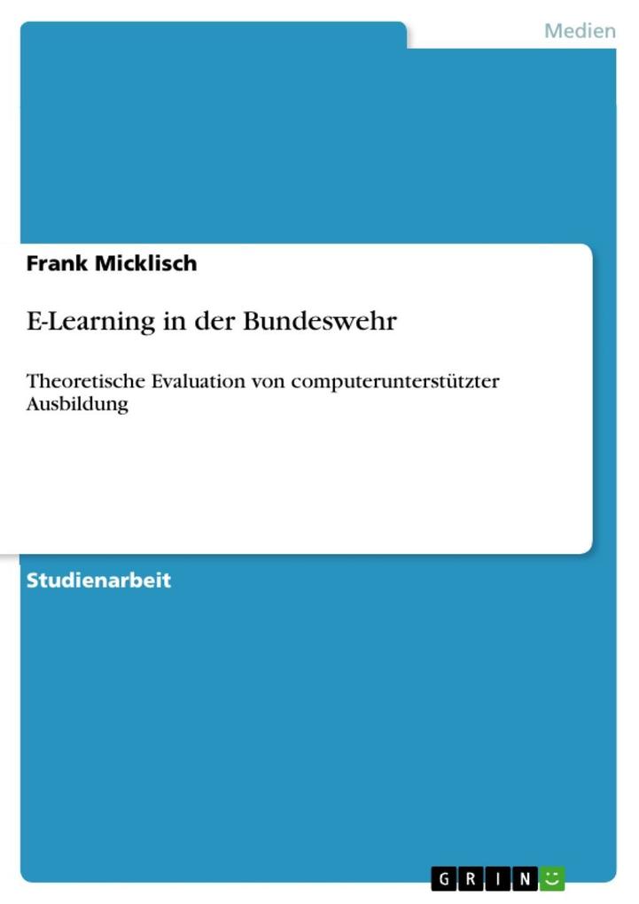 E-Learning in der Bundeswehr
