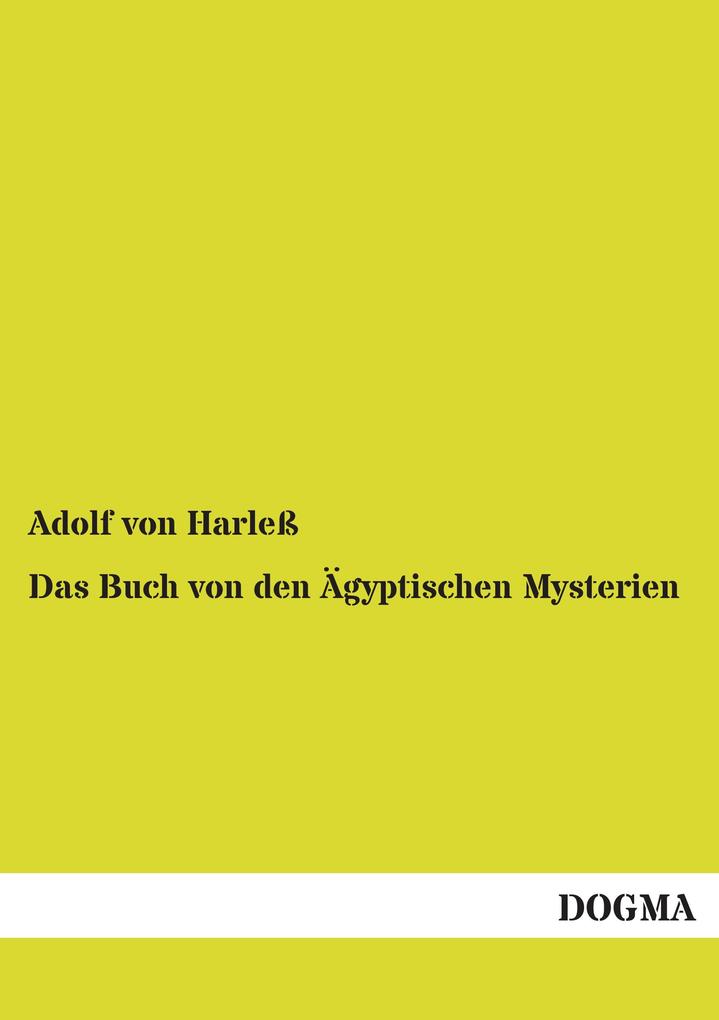 Das Buch von den Ägyptischen Mysterien