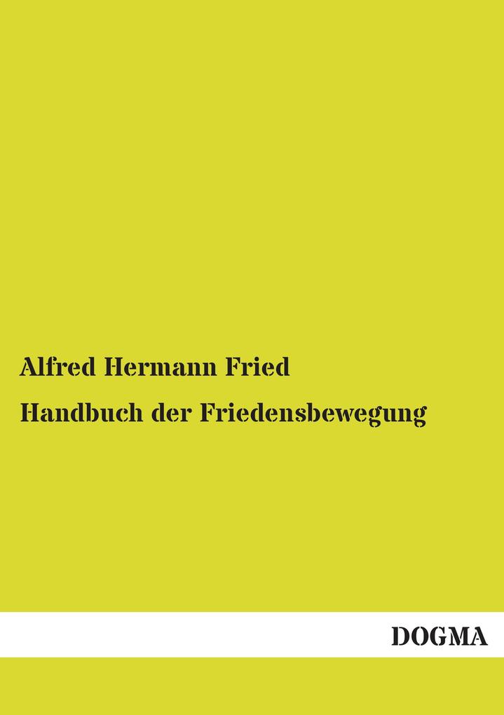 Handbuch der Friedensbewegung
