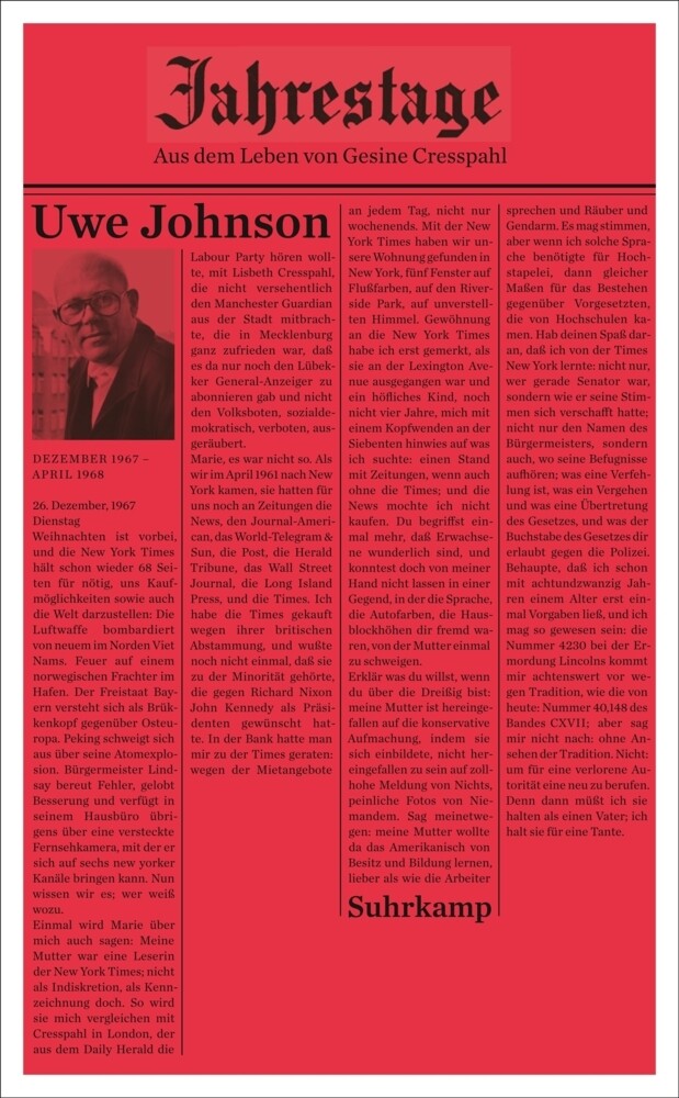 Jahrestage 2. Bd.2 - Uwe Johnson