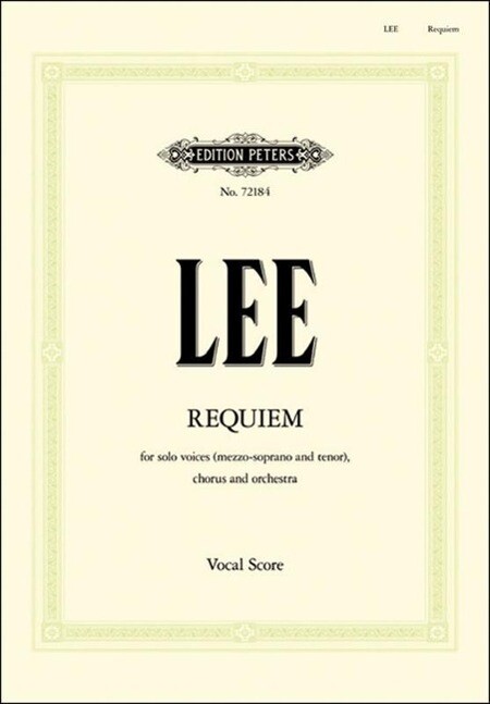 Requiem for Solo Voices Chorus and Orchestra (Vocal Score)