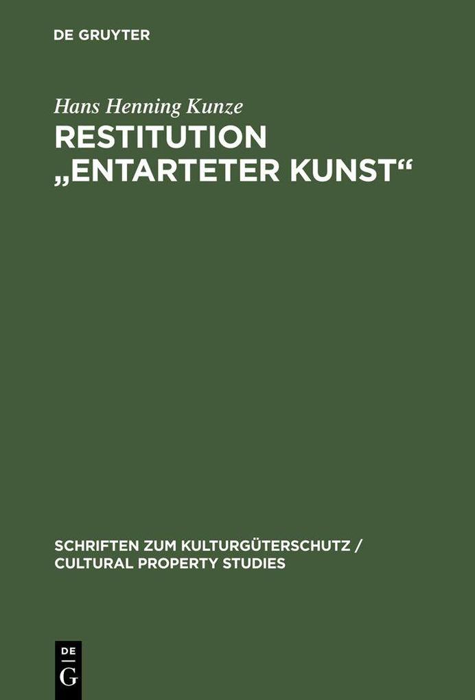 Restitution 'Entarteter Kunst'
