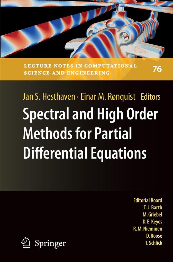 Spectral and High Order Methods for Partial Differential Equations