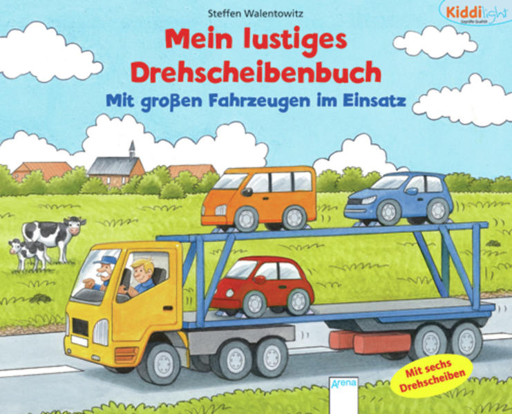 Image of Mein lustiges Drehscheibenbuch. Mit großen Fahrzeugen im Einsatz