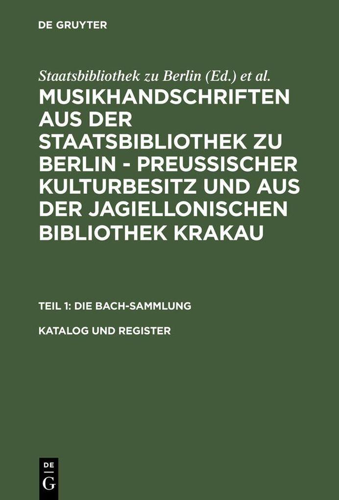 Katalog und Register