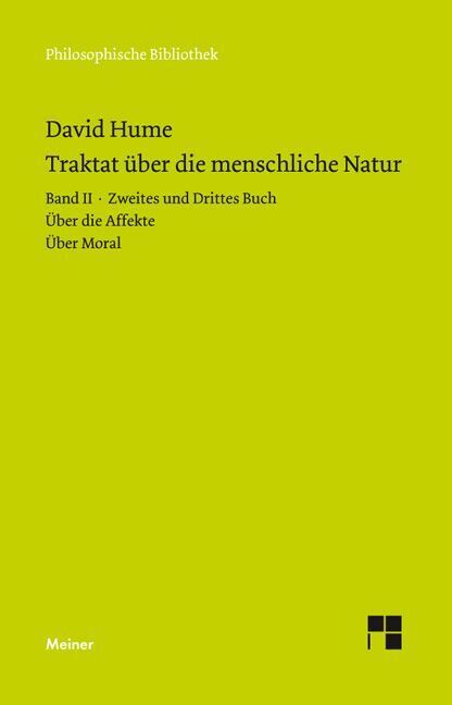Ein Traktat über die menschliche Natur. Teilband 2.Tl.2/2-3