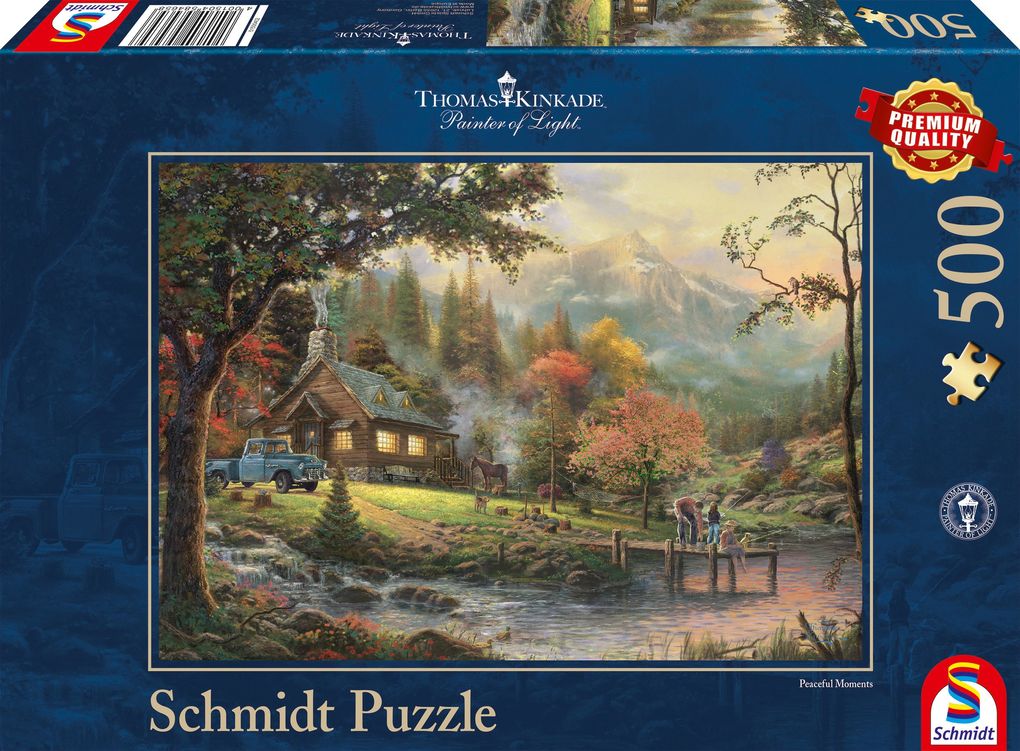 Image of Puzzle Thomas Kinkade, Idylle am Fluss, 500 Teile