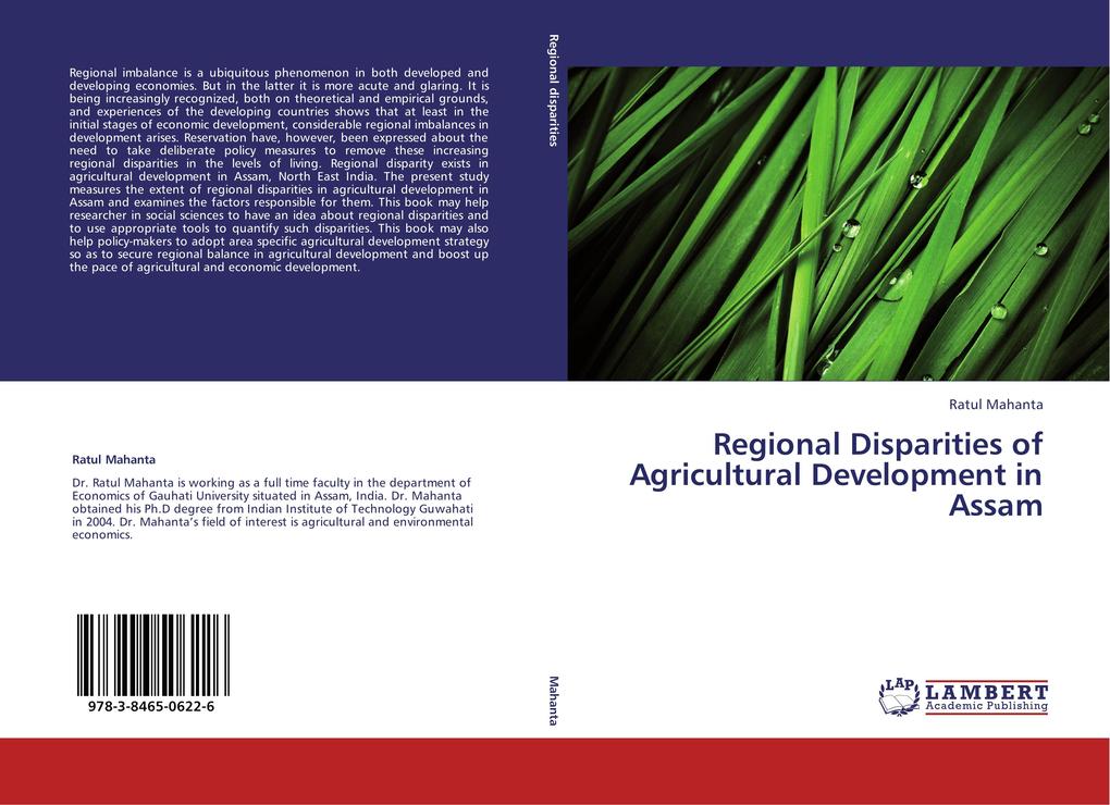 Regional Disparities of Agricultural Development in Assam