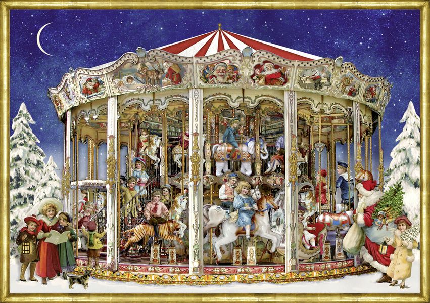 Coppenrath - Edition Barbara Behr - Nostalgisches Weihnachtskarussell Adventskalender A4