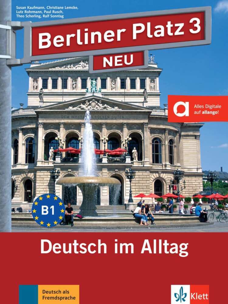 Klett Sprachen GmbH Berliner Platz 3 Neu - Lehr- Und Arbeitsbuch 3 Mit 2 Audio-CDs