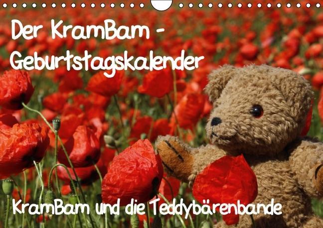 Der KramBam-Geburtstagskalender (Wandkalender immerwährend DIN A4 quer) - Pferdografen. De Antje Lindert-Rottke + Martina Berg