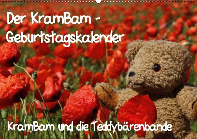 Der KramBam-Geburtstagskalender (Wandkalender immerwährend DIN A2 quer) - Pferdografen. de Antje Lindert-Rottke + Martina Berg