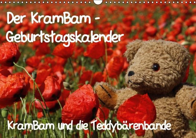 Der KramBam-Geburtstagskalender (Wandkalender immerwährend DIN A3 quer) - Pferdografen. De Antje Lindert-Rottke + Martina Berg