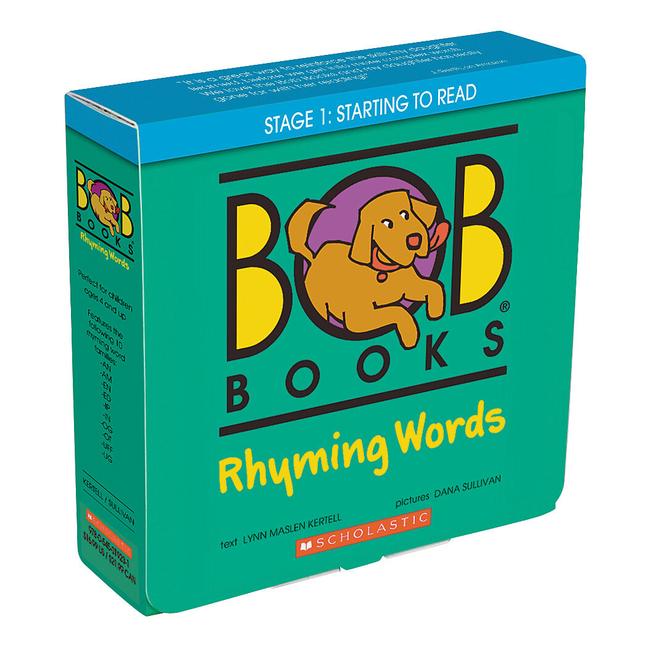 Bob Books - Rhyming Words Box Set Phonics Ages 4 and Up Kindergarten Flashcards (Stage 1: Starting to Read)