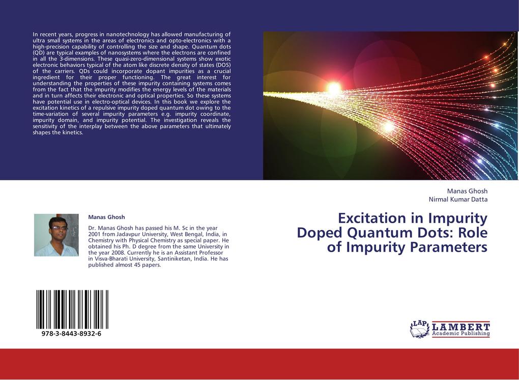 Excitation in Impurity Doped Quantum Dots: Role of Impurity Parameters - Manas Ghosh/ Nirmal Kumar Datta