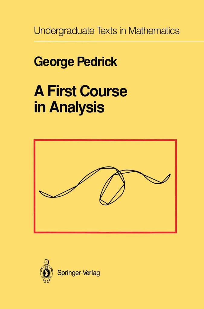 A First Course in Analysis