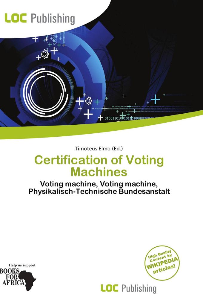 Certification of Voting Machines