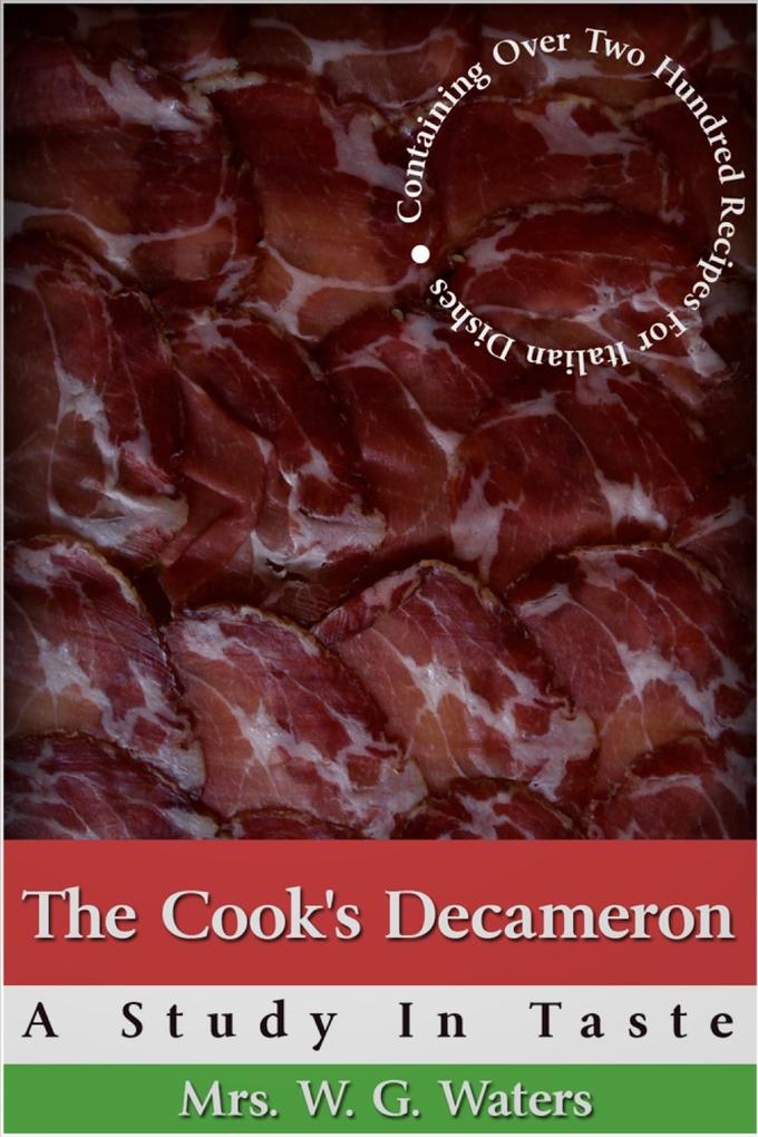 Cook's Decameron - W. G. Waters