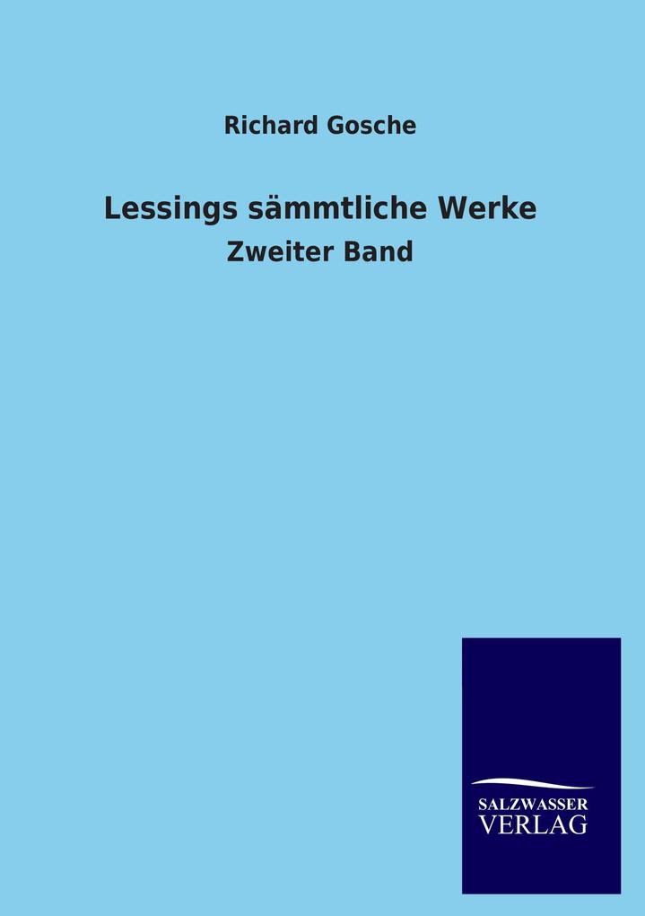 Lessings sämmtliche Werke