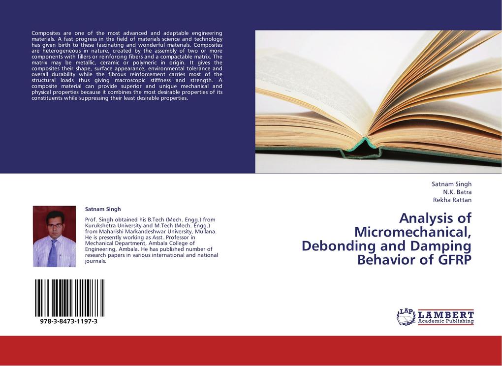 Analysis of Micromechanical Debonding and Damping Behavior of GFRP