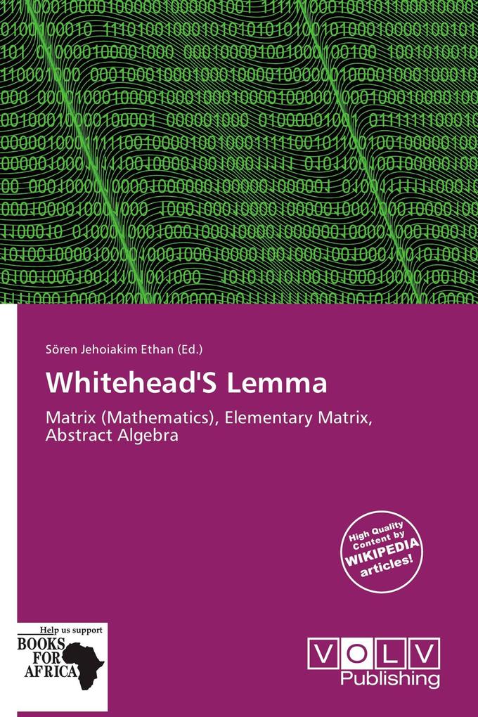 Whitehead'S Lemma