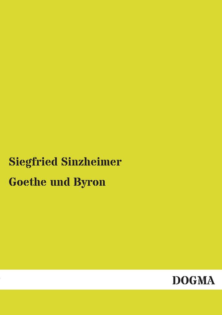 Goethe und Byron