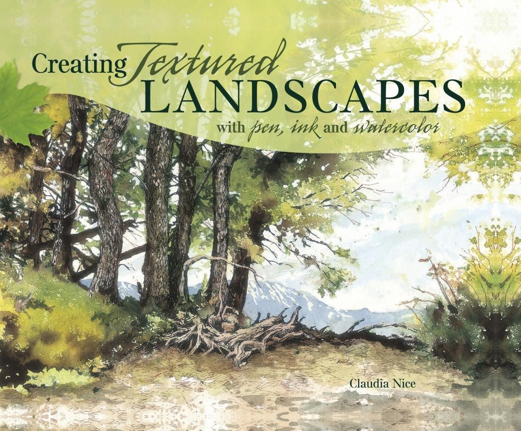 Creating Textured Landscapes with Pen Ink and Watercolor