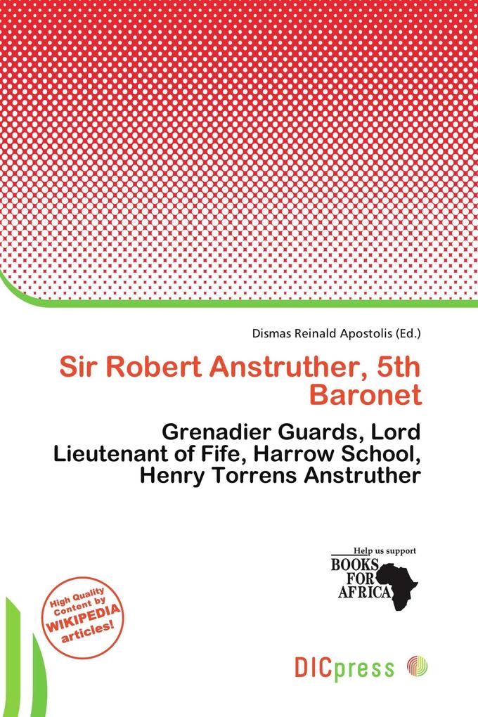 Sir Robert Anstruther 5th Baronet