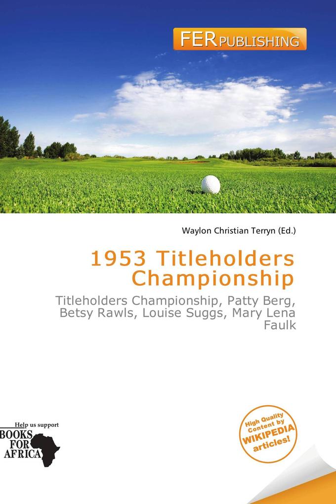 1953 Titleholders Championship