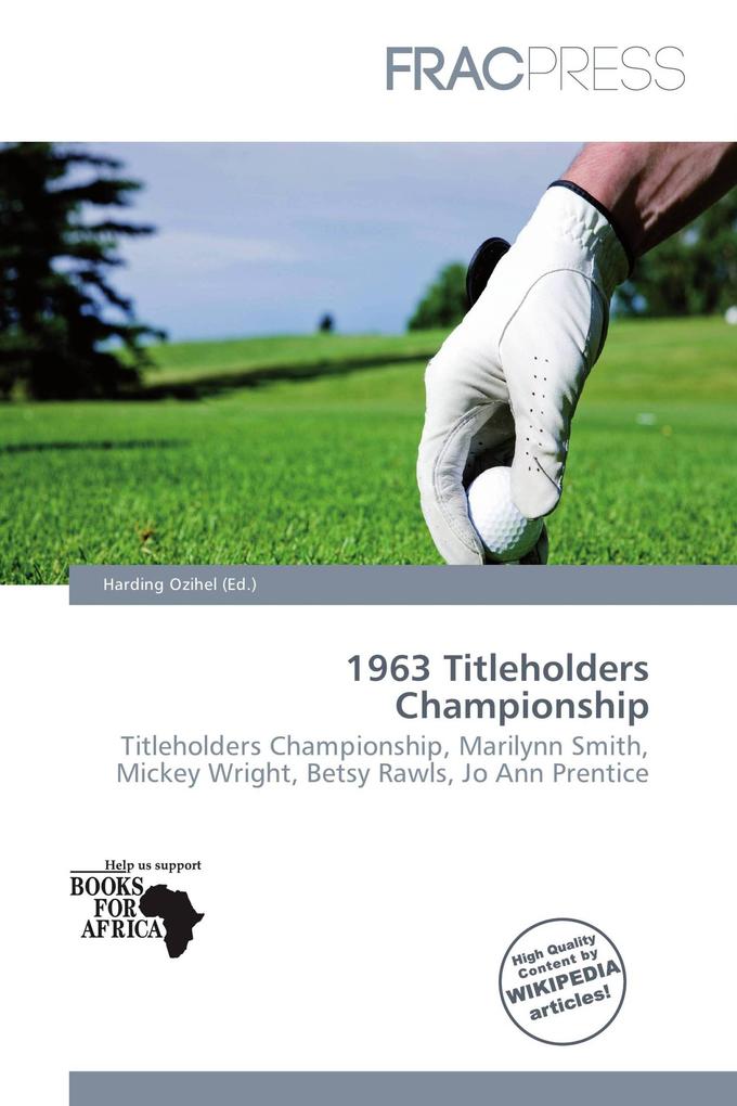1963 Titleholders Championship