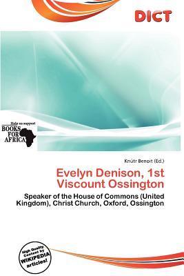Evelyn Denison 1st Viscount Ossington