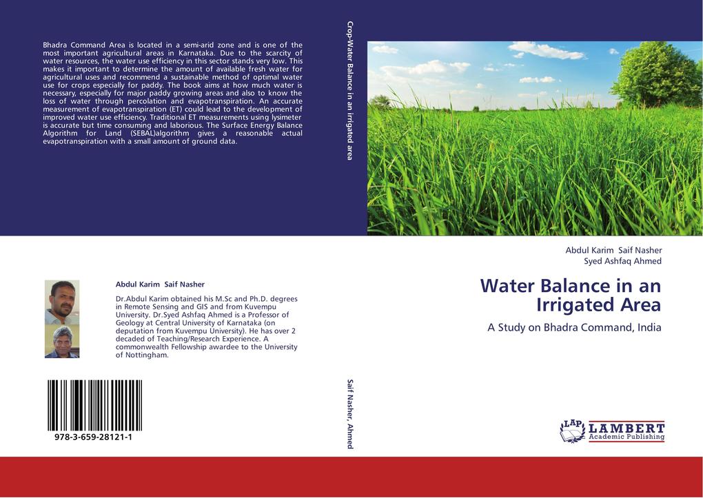 Water Balance in an Irrigated Area - Abdul Karim Saif Nasher/ Syed Ashfaq Ahmed