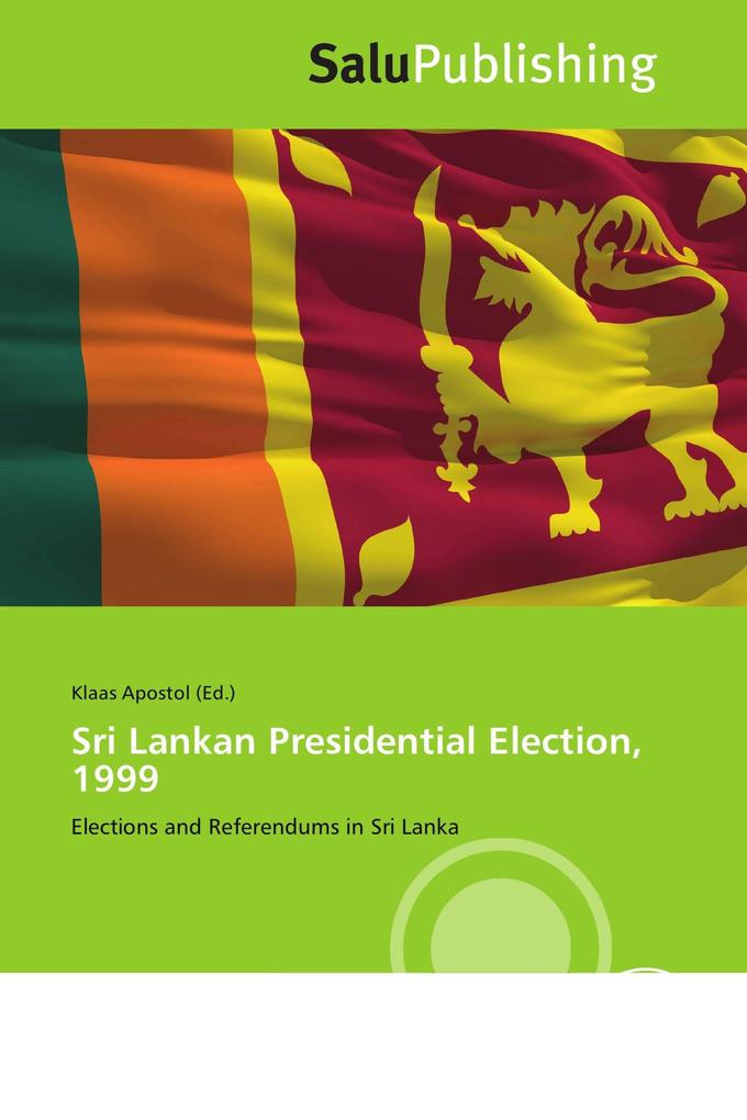Sri Lankan Presidential Election 1999