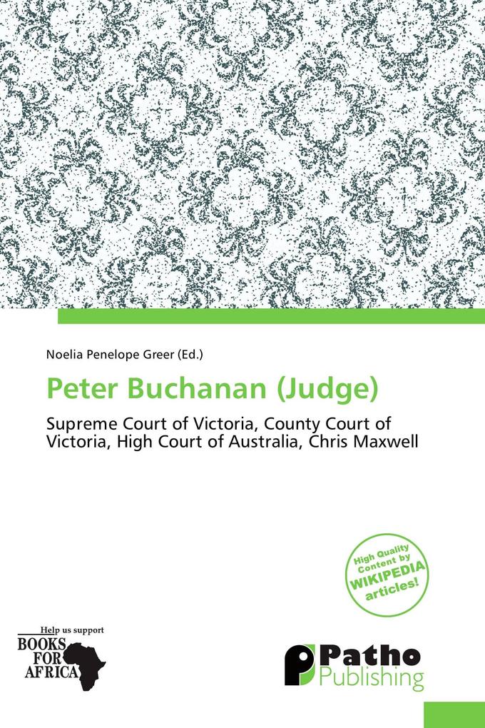 Peter Buchanan (Judge)