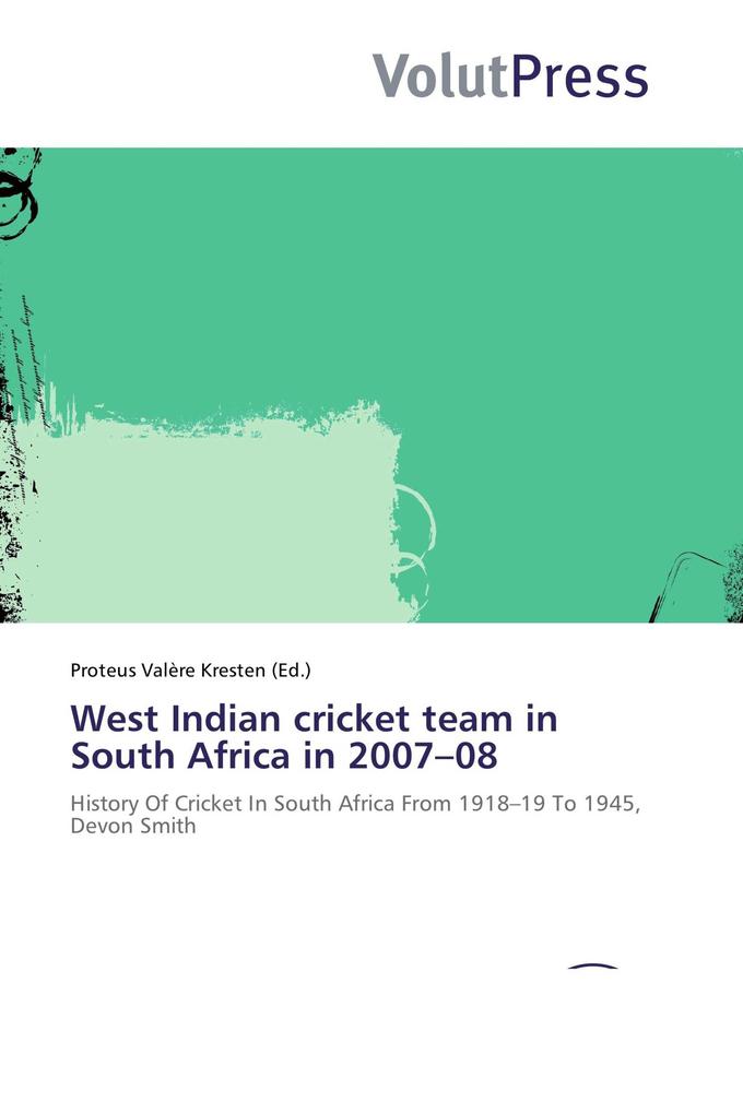 West Indian cricket team in South Africa in 2007-08