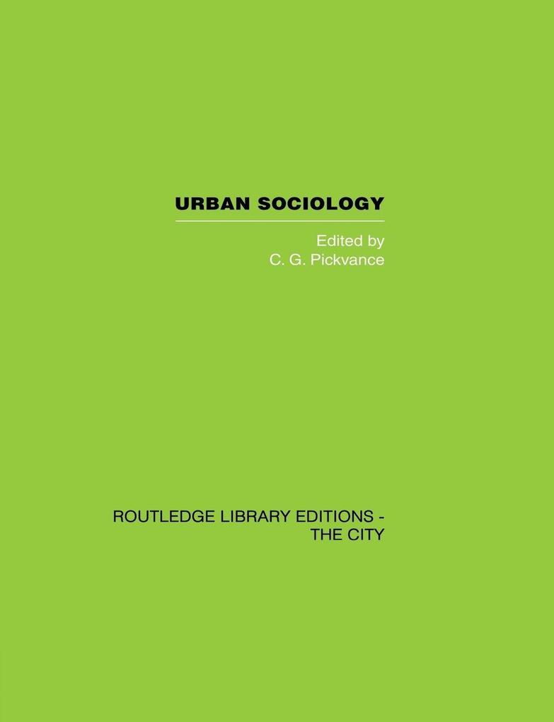 Urban Sociology