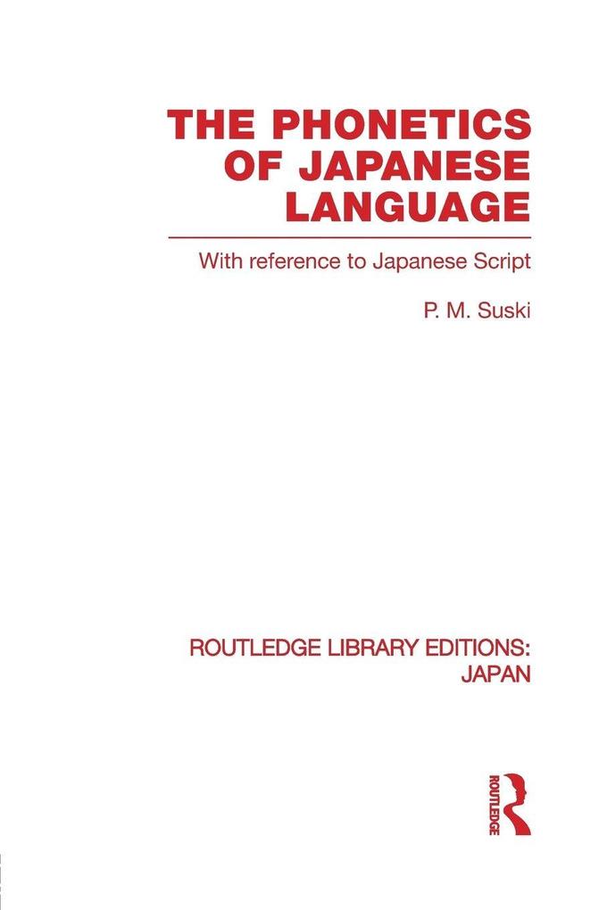 The Phonetics of Japanese Language