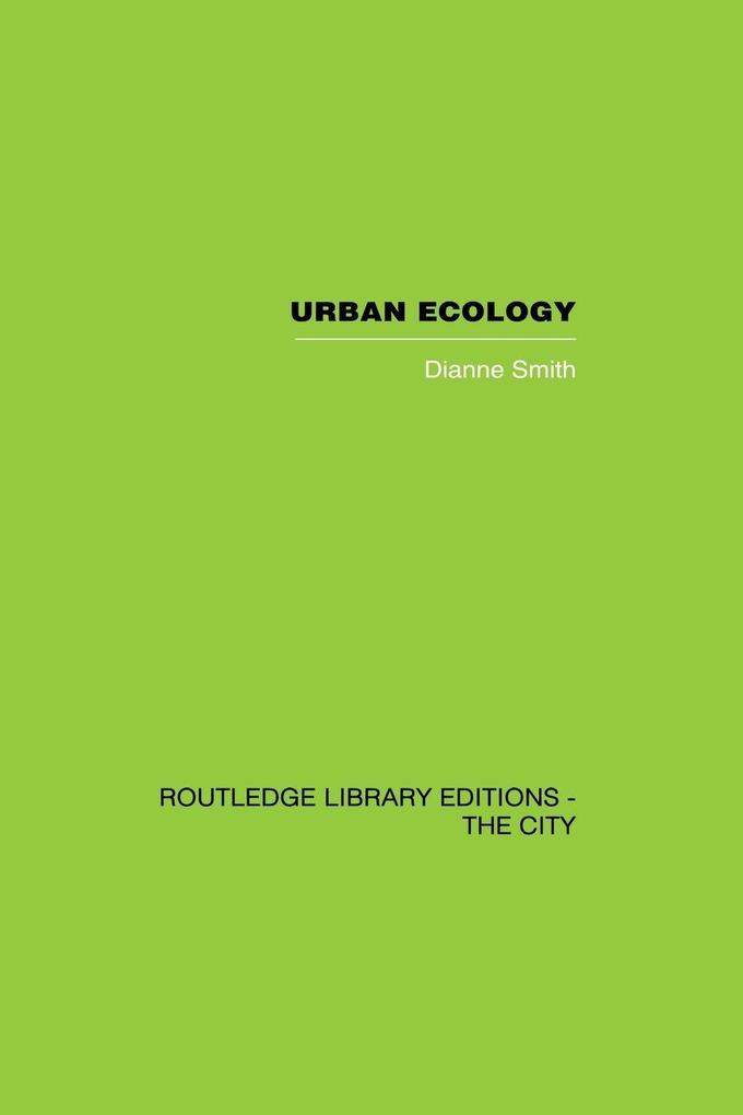 Urban Ecology
