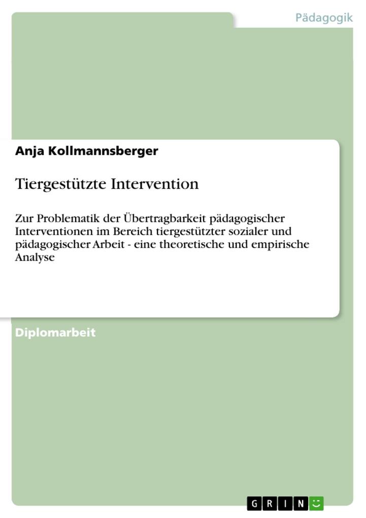 Tiergestützte Intervention - Anja Kollmannsberger