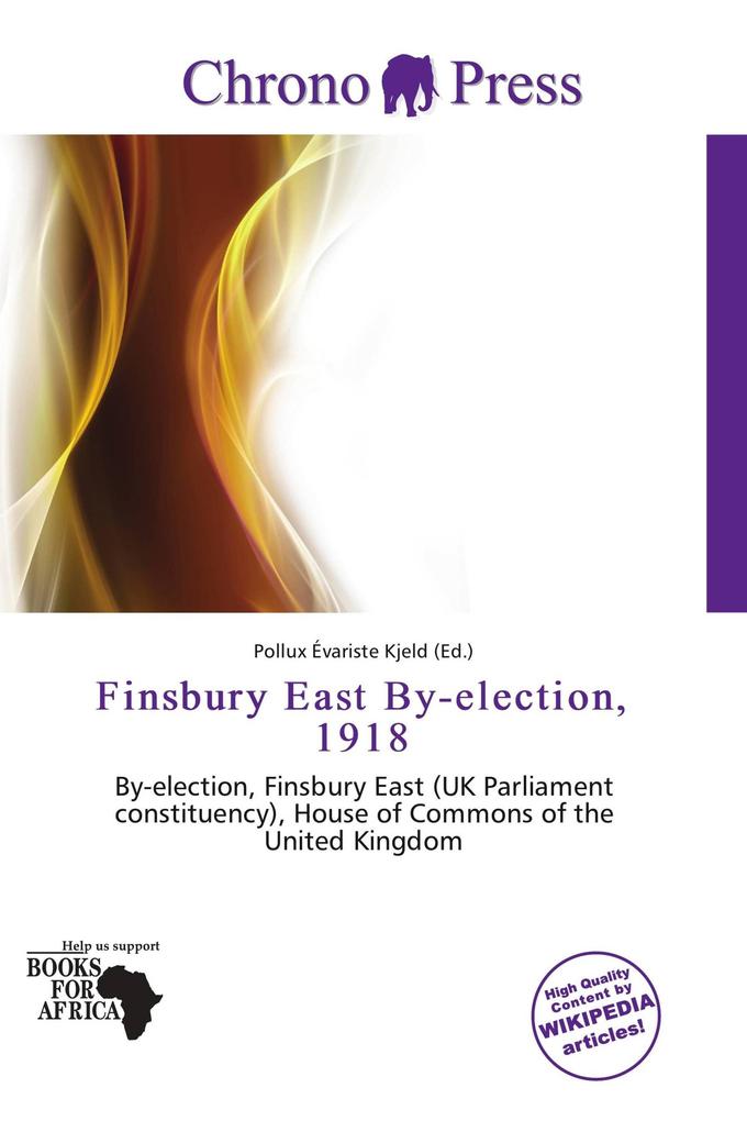 Finsbury East By-election 1918
